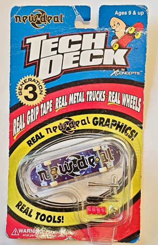 Vintage tech deck new deal - deck, by