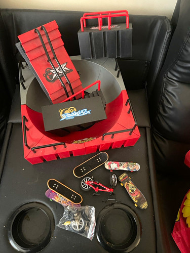 Tech deck red - tech, red/black/grey