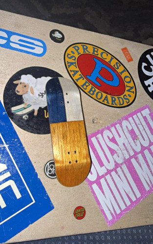 Wood fingerboard deck grip - fingerboard,
